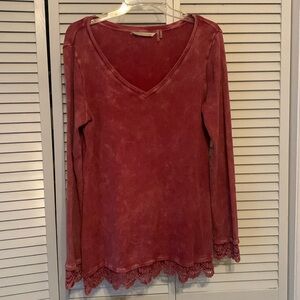 Soft Surroundings long sleeve women’s sweater shirt